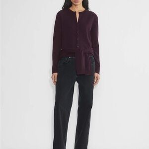 Aritzia Bare Cashmere Crew Cardigan